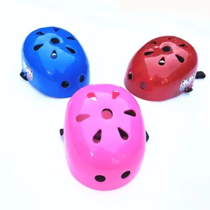 Children sports safety helmet for roller skating scooter protective gear with cute cartoon styles.
