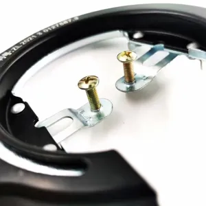 Bicycle lock mounting bracket replacement part with screws for mountain bike security lock
