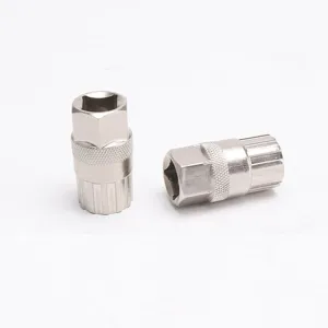 Utensile per Smontaggio Ruota Libera per Bicicletta in Acciaio ad Alto Tenore di Carbonio Bussola di Riparazione Ciclismo Estrattore Cassetta