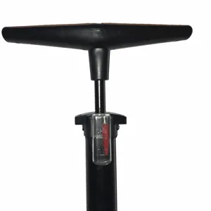 High pressure floor air pump detail handle and valve lock design for reliable everyday use.