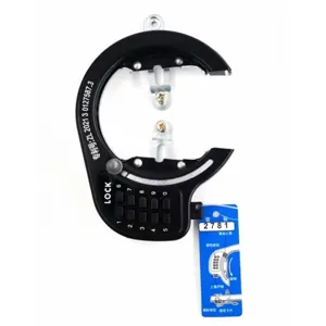 Bicycle combination lock ring horseshoe lock security bike mechanical lock with code buttons