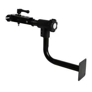 Supporto da parete per riparazione bici morsa per manutenzione bicicletta pesante nero