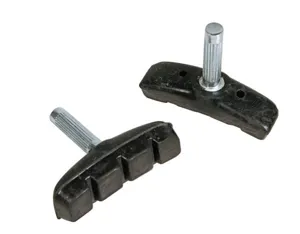 Patin de frein V-bike de rechange pour velo avec tiges metalliques equipement cycliste