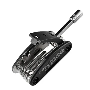 Draagbare fiets multitool opvouwbare reparatieset voor buiten fietsen mountainbike
