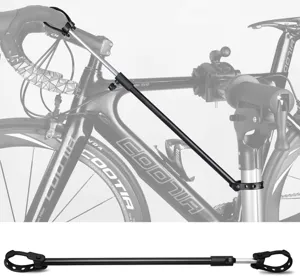 Fahrrad Lenker Stabilisator Reparaturwerkzeug Detailansicht, Teleskopstange aus Metall.