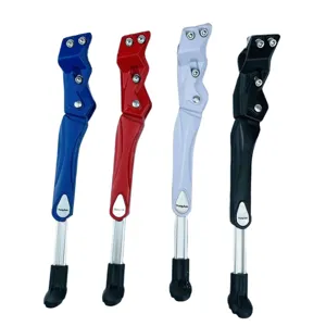 Einstellbarer Fahrradständer aus Aluminiumlegierung in vier Farben für Mountainbikes.