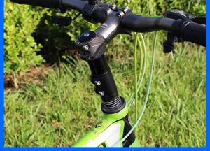 Rialzo attacco manubrio bici da montagna estensione forcella tubo sterzo adattatore nero
