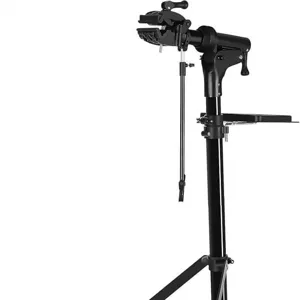Professioneller Fahrradreparaturstand Werkbank, stabile Montagehalterung für Mountainbikes mit Ablage.