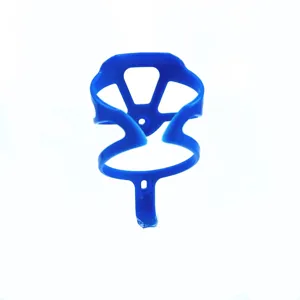 Lightweight plastic bicycle water bottle cage for road and mountain bike cycling gear.