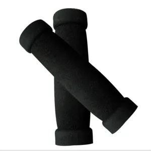 Schwarze Schaumstoff-Lenkergriffe für Laufräder, weiche EVA-Schwamm-Fahrradgriffabdeckungen.