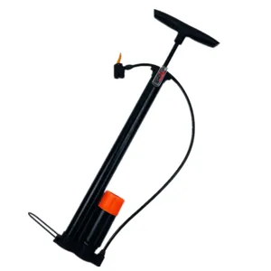 Hochdruck Standpumpe für Fahrrad mit T-Griff und praktischem Manometer für Reifen