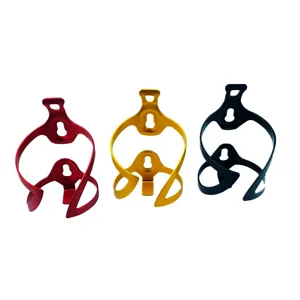 Lightweight aluminum alloy bicycle bottle cage for mountain and road bikes universal accessory