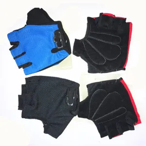 Half finger cycling gloves breathable sports gloves for outdoor riding fitness workout gear