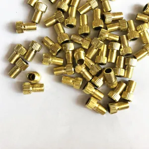 Brass bicycle valve adapter Presta to Schrader pump converter 10pcs set useful tool