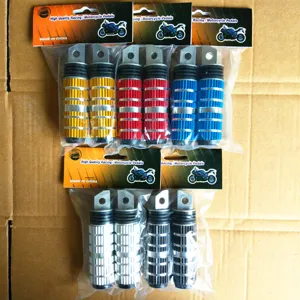 Universal motorcycle aluminum foot pegs rear pedal modification accessories for scooter.