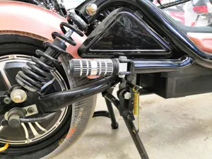 Aluminum alloy motorcycle rear footpegs, modified scooter foot rest detail display.