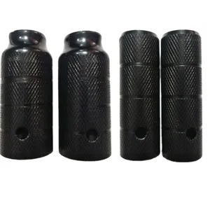 Universal Heavy Duty Steel Bicycle Stunt Pegs Anti Slip Cylindrical Footpegs Rear Axle Cycling Accessories For Bike