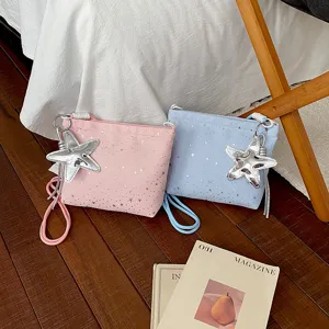 Women Casual Fashion Tote Bag Urban Minimalist Star Print Shoulder Bag Fabric Daily Commuting Stylish Handbag