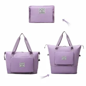 Borsa da viaggio pieghevole grande capacita impermeabile borsone sportivo weekend donna