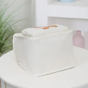 Insulated lunch bag for women men office workers waterproof bento box thermal container cute bear print