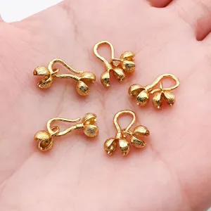 Gold plated pepper shape OT clasp DIY jewelry connecting parts for handmade bracelet necklace