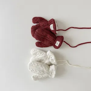 Jolies mitaines tricotées épaisses chaudes d'hiver pour enfants gants de bébé doux