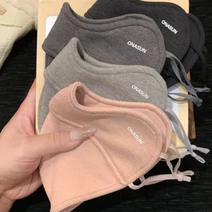 Windproof warm face mask winter thickened dustproof stylish face cover 4-pack set