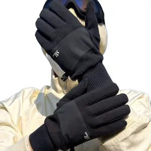 Gants de polaire d'hiver pour hommes chauds épais tactile cyclisme extérieur équipement thermique