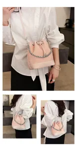 Retro slangenprint emmertas met ketting, stijlvolle schoudertas crossbody tas voor dames.