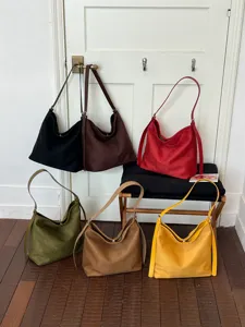 Casual large capacity women shoulder bag Korean style minimalist retro tote bag daily commute