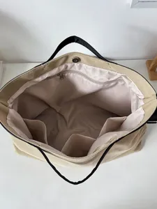 Canvas Shopper Grote Capaciteit Casual Schoudertas Handtas Dagelijks Studenten Tas