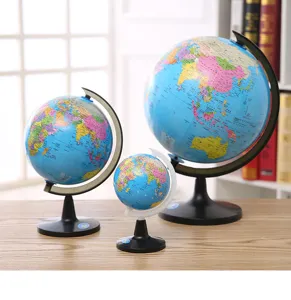 Set de globo terráqueo educativo para estudiantes, varios tamaños para aprendizaje y decoración.