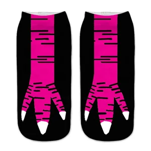 Neuheit 3D digital gedruckte Tierklauensocken für Männer und Frauen, lustiges Hühnerfuss-Design.