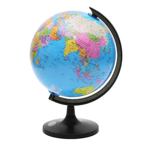 Globo geográfico estándar para estudiantes, decoración educativa y papelería al por mayor.