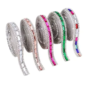 Ruban de strass autocollant rouleau diamant cristal scintillant pour loisirs créatifs déco.