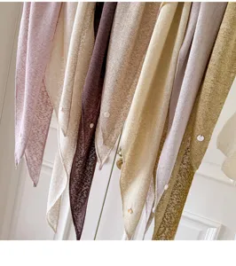 Koreanischer einfarbiger gestrickter Dreiecksschal Damen Herbst Winter Mode vielseitiges Kopftuch
