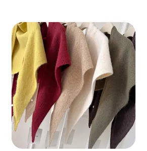 Koreanischer Stil gestricktes dreieckiges Tuch Schal vielseitiger warmer Nackenschal