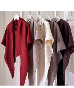 Herbst Winter dicker Strick Dreiecksschal, kuscheliger Wollemix Retro Cape Schal fuer Damen.