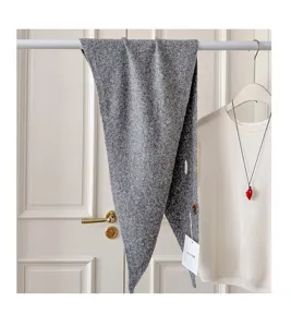 Schicker koreanischer Strick Dreieckschal, vielseitiges warmes Halstuch fuer Damen.