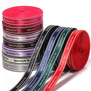 Especially For You Bedrukt Lint Polyester Satijnlint Voor Cadeauverpakking Bloemboeket Taartdecoratie DIY Strikken Singelband