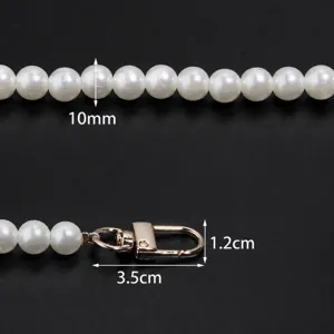 Chaîne de perles en résine de remplacement pour sacs, bijoux de téléphone et loisirs créatifs.