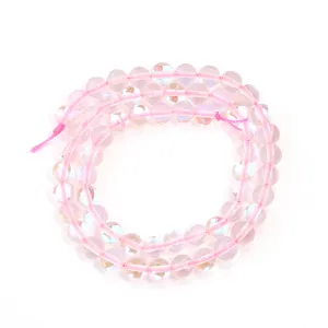 Mooie streng synthetische kristal ronde kralen voor DIY sieraden maken kettingen en armbanden.