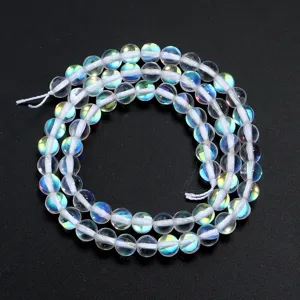 Iresiderende kristal glas ronde kralen streng voor DIY sieraden maken ketting armband accessoires