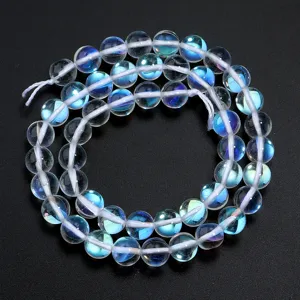 Synthetische kristallen ronde kralen streng voor DIY sieraden maken, ketting armband.