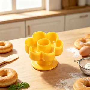 Πλαστικό Καλούπι Donut Εργαλείο Ψησίματος Στρογγυλό Καρδιά Άνθος Δαμασκηνιάς Καλούπι Κέικ Ψωμιού DIY Κουζίνα Αξεσουάρ Ψησίματος