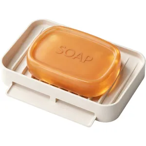 Porte-savon en silicone avec drainage pour salle de bain et cuisine, support à savon.