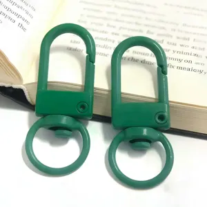 33mm colorful metal keychain clasp u-shaped gate ring diy hardware accessories material