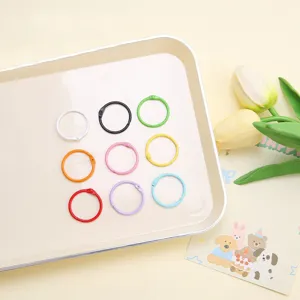 Anneaux de reliure en metal colore 3cm anneaux feuilles mobiles pour loisirs et bureau
