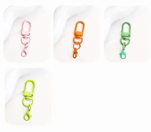 Bunte Metall Karabinerhaken Details für DIY Puppen Tasche Hardware Zubehör und Accessoires