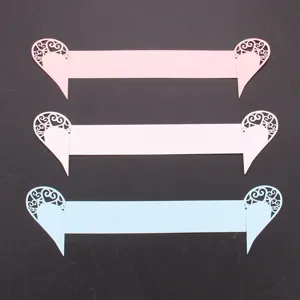 European style gift wrapper cards, paper hollow decorative borders for chocolate boxes.